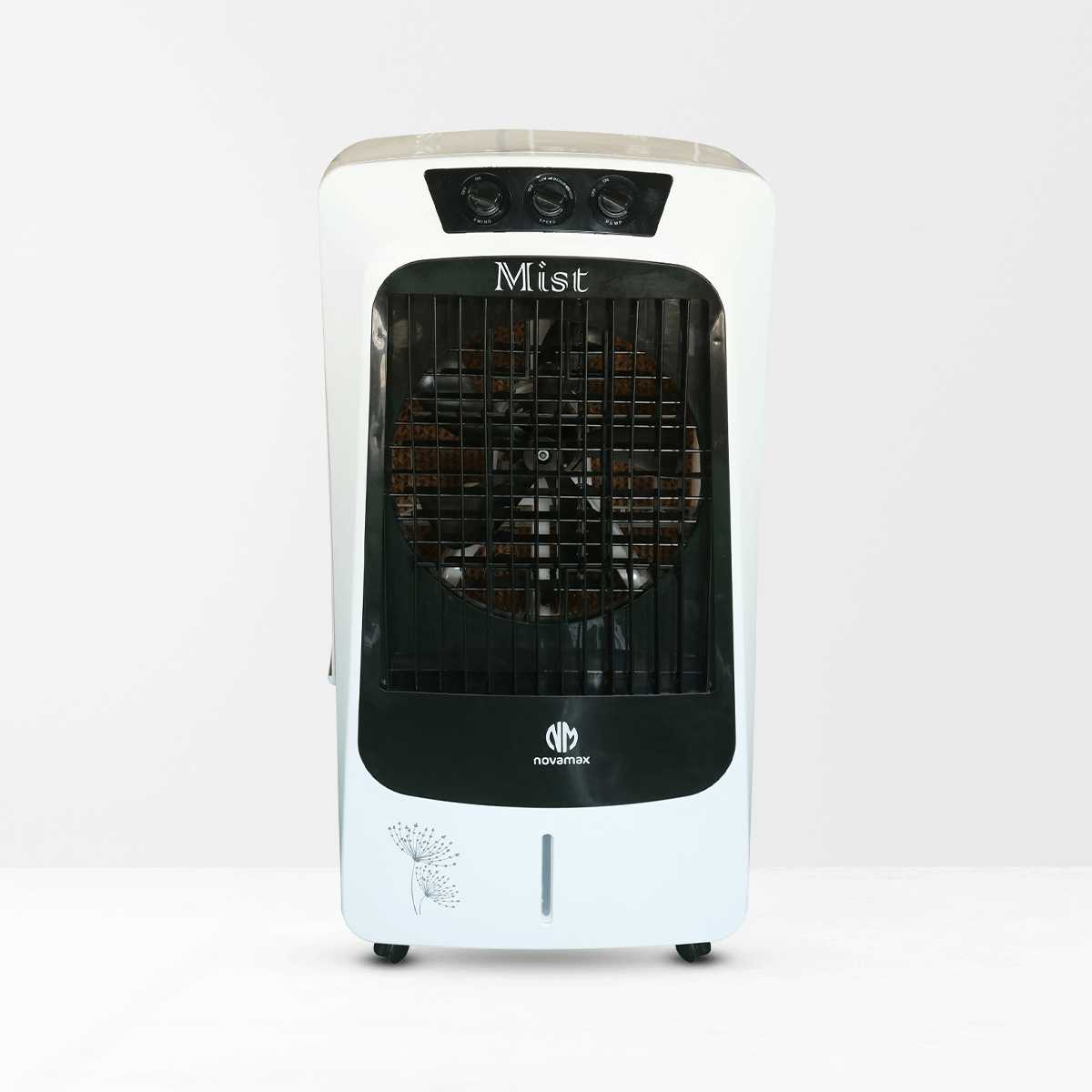 NOVAMAX Mist 75 L Desert Air Cooler  (Black Honeycomb Cooling & Auto Swing Technology)