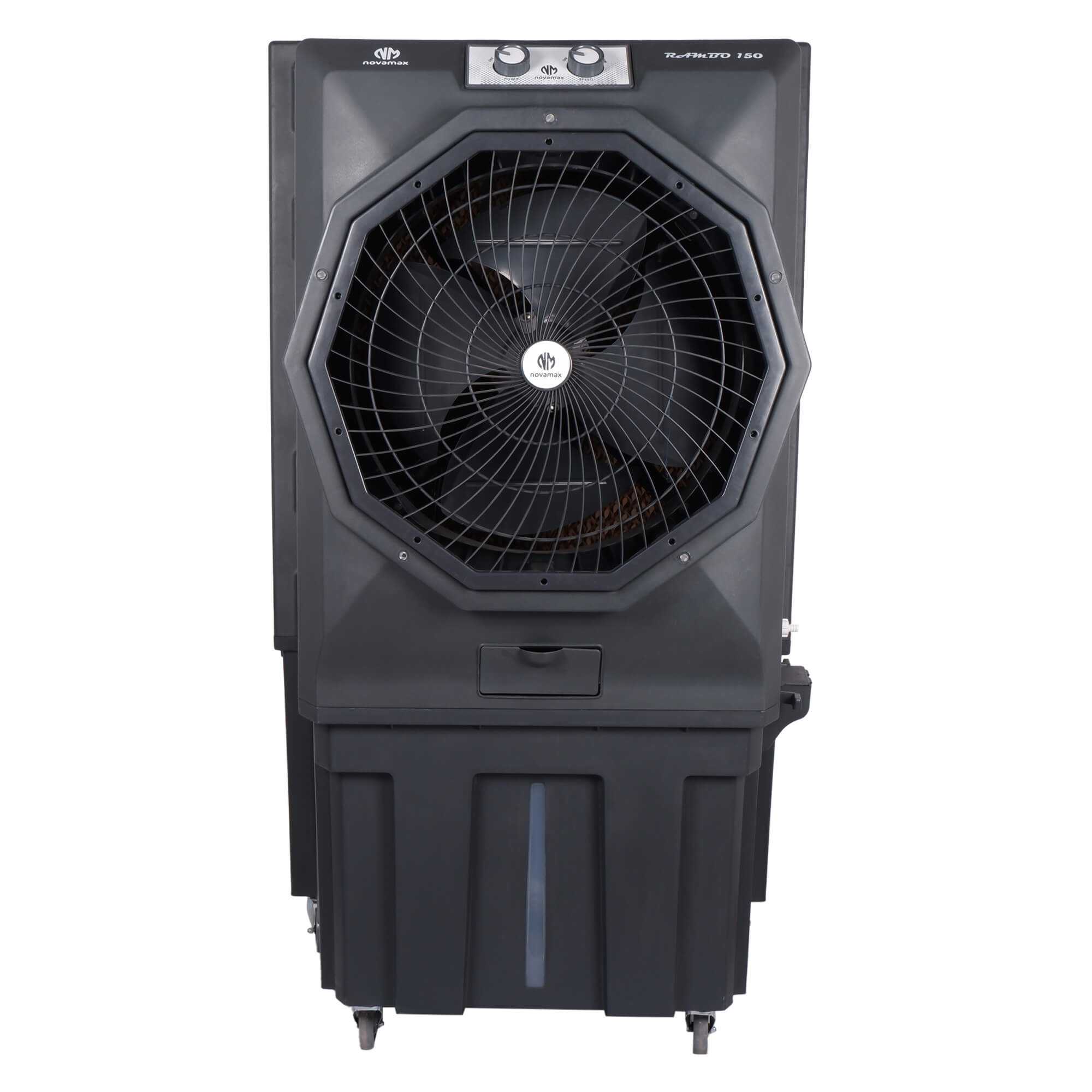 Novamax RAMBO 150 L Commercial Air Cooler  (Grey, Rambo With Honeycomb Cooling Technology)