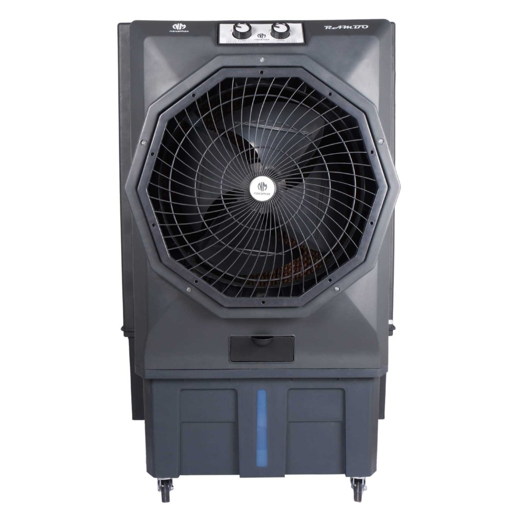 Novamax Rambo 100 L Commercial Air Cooler (Grey , Rambo with Honeycomb Cooling Technology) — view 6