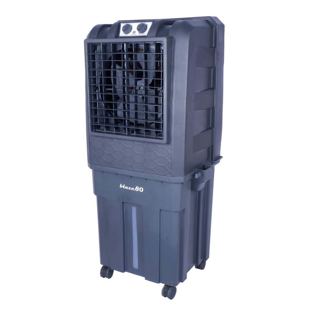 Novamax 80 L Room/Personal Air Cooler (Grey, Blaze With Honeycomb Cooling Technology) — view 4